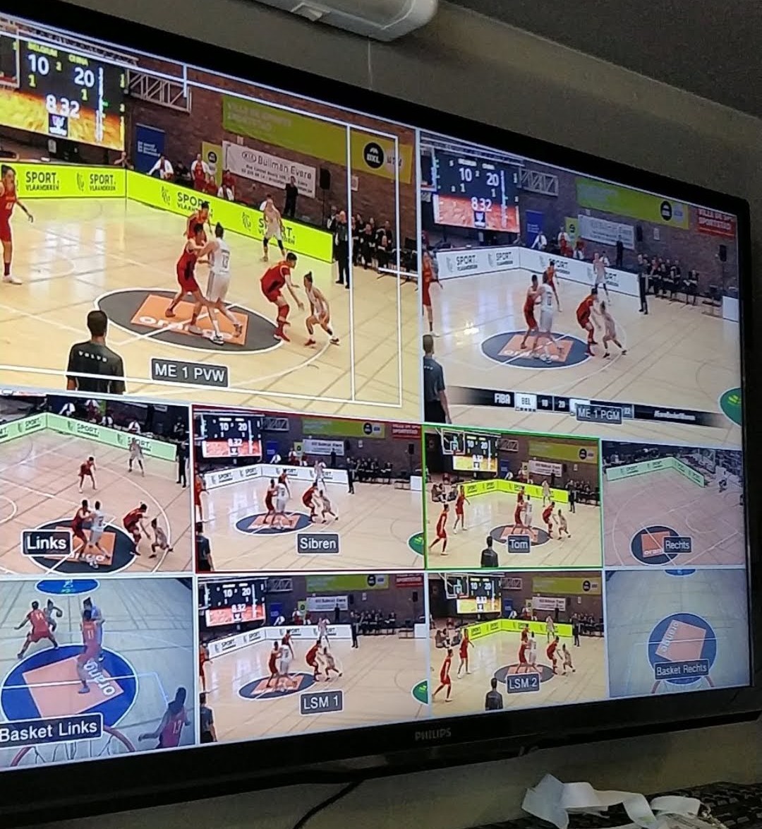 Multiview tijdens basketbal