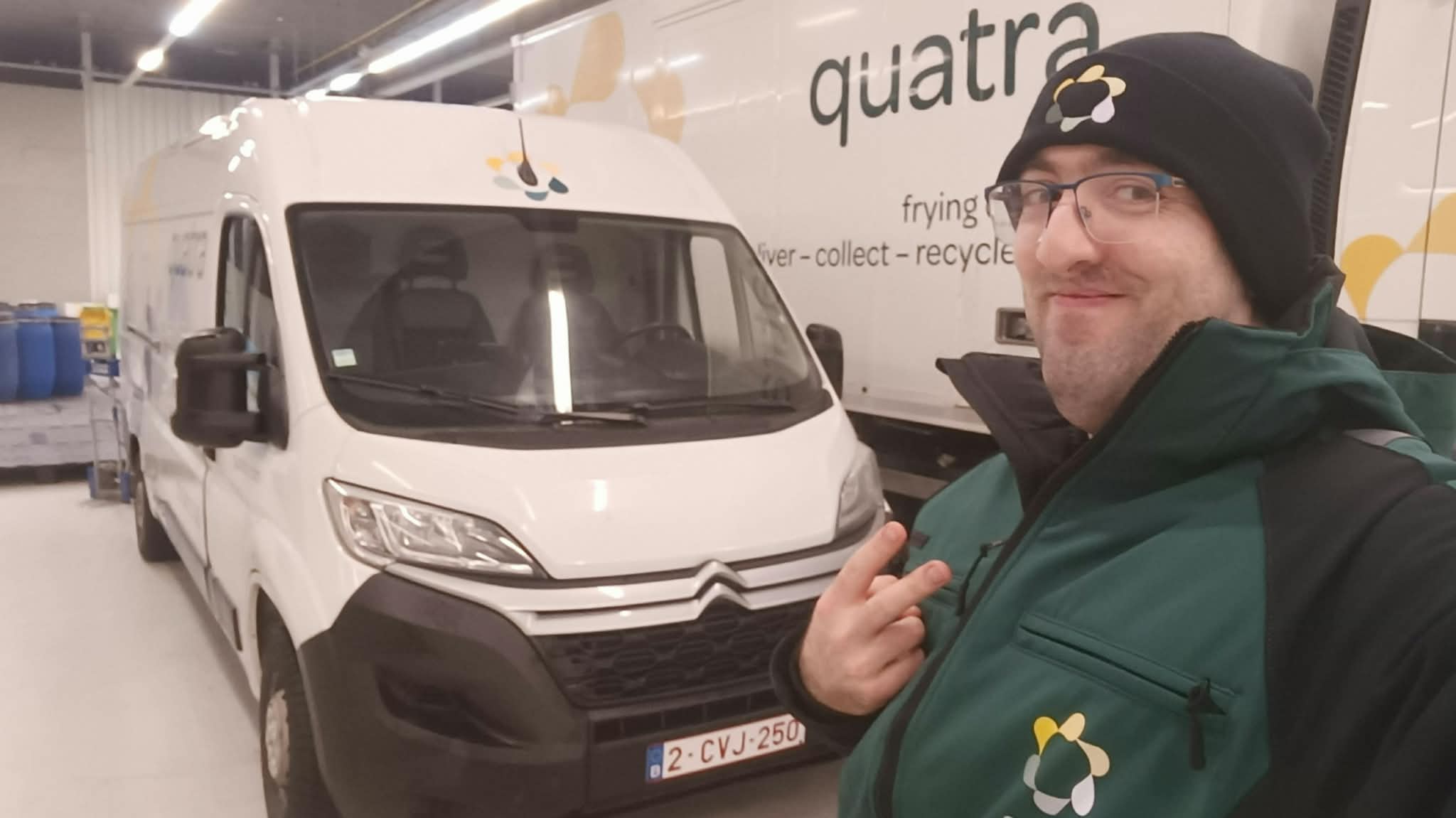 Bavo gaat mee op ophaalronde
